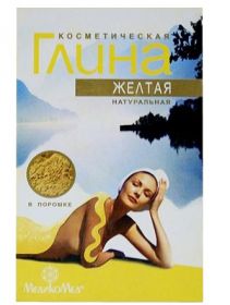 ГЛИНА. КОСМЕТИЧЕСКАЯ  ЖЕЛТАЯ  (МЕДИКОМЕД)  100Г.