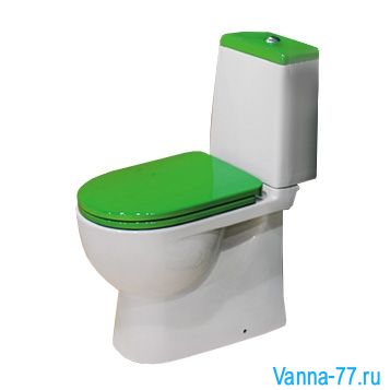 УНИТАЗ-КОМПАКТ SANITA LUXE BEST COLOR GREEN С МИКРОЛИФТОМ