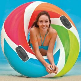 Надувной круг Color Whirl Tube с ручками Intex 58202