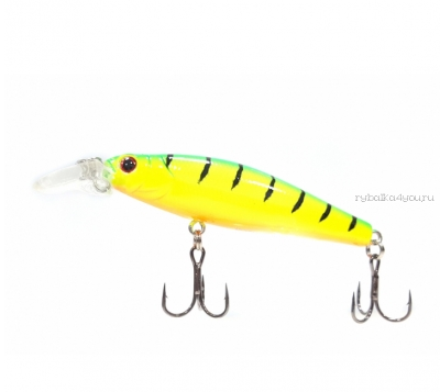 Воблер Mottomo Kipper 70SP 8,5g Col:Lime Tiger