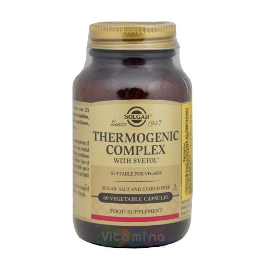Солгар Термогенный комплекс, 60 капсул