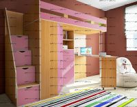 бук/розовый