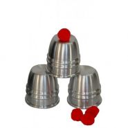 Набор Cups and Balls ("Чашки и мячики") алюминий