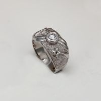 Кольцо серебряное