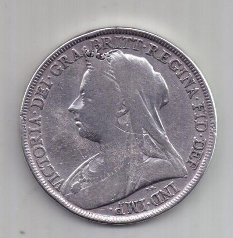 1 крона 1898 г. редкий год. Великобритания
