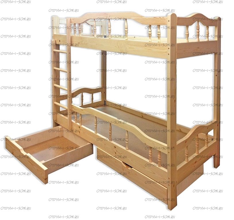 Кровать двухъярусная Джерри (ВМК Шале)