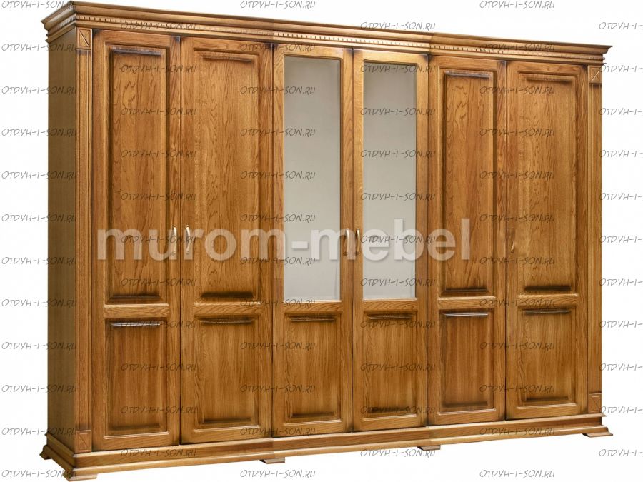 Шкаф 6-дверный Флоренция