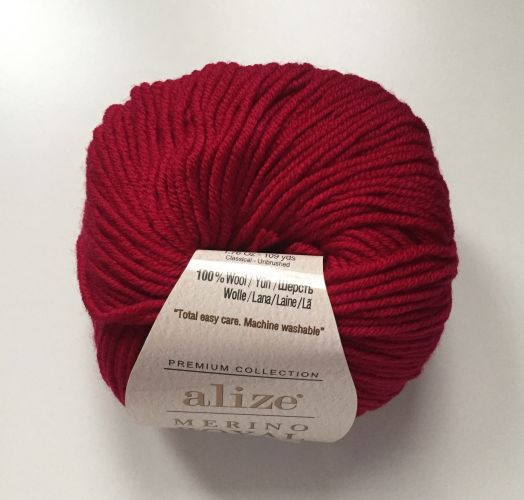 Merino royal (Alize) 390-вишня