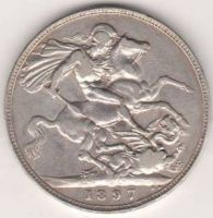 1 крона 1897 г. Англия