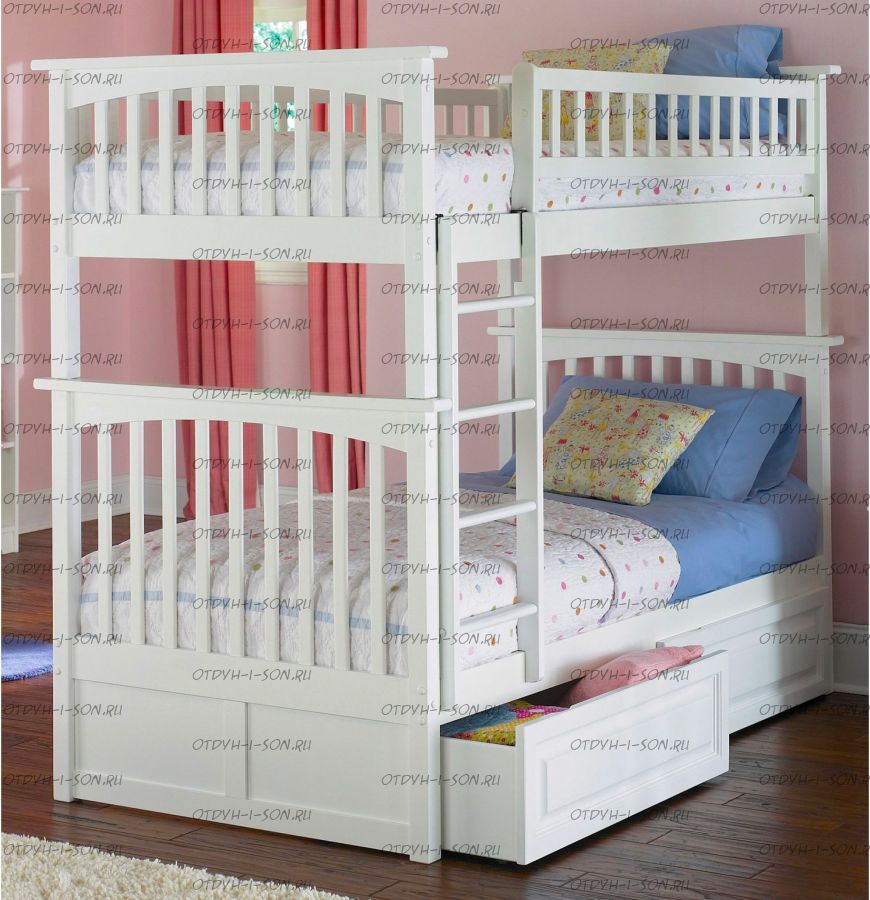 Кровать двухъярусная Лейла Классика (любые размеры) №25