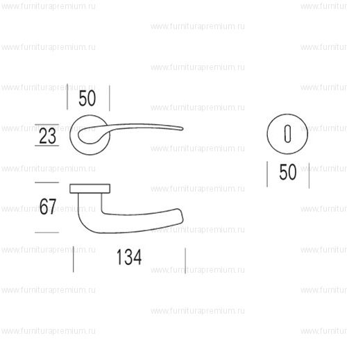 Ручка Salice Paolo Flap 6110