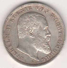 3 марки 1909, Вюртенберг
