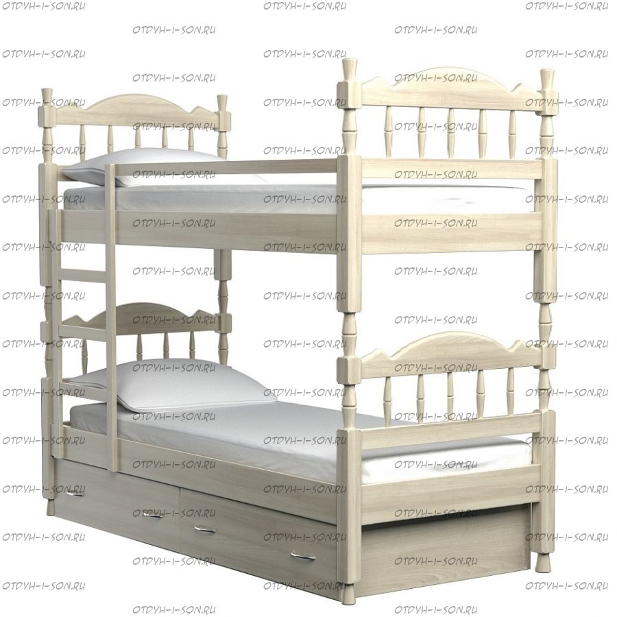 Кровать двухъярусная Юниор Массив DreamLine