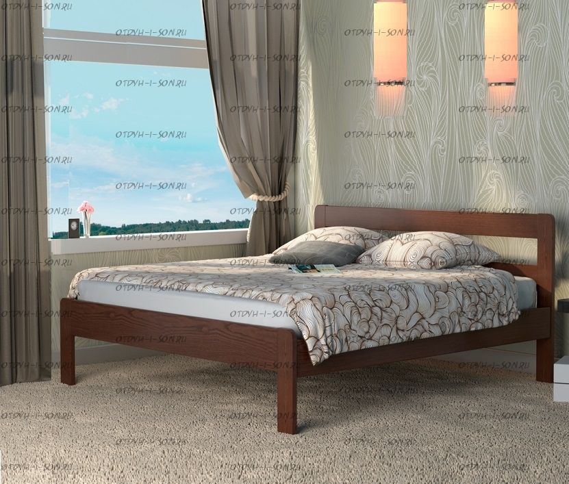 Кровать Кредо 1 Массив DreamLine (с 1 спинкой)