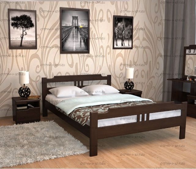 Кровать Бельфор Массив  DreamLine (с 2 спинками)