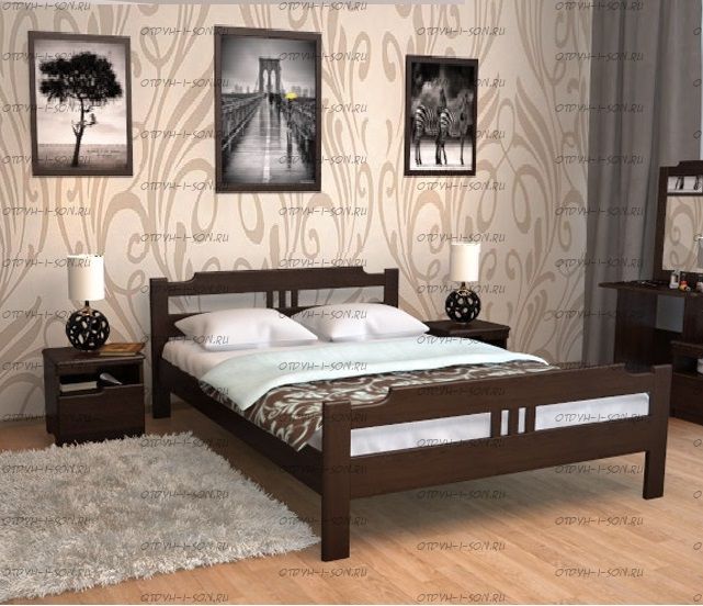 Кровать Бельфор Массив  DreamLine (с 2 спинками)