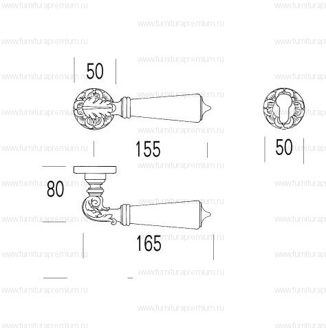 Ручка Salice Paolo Baku 3310