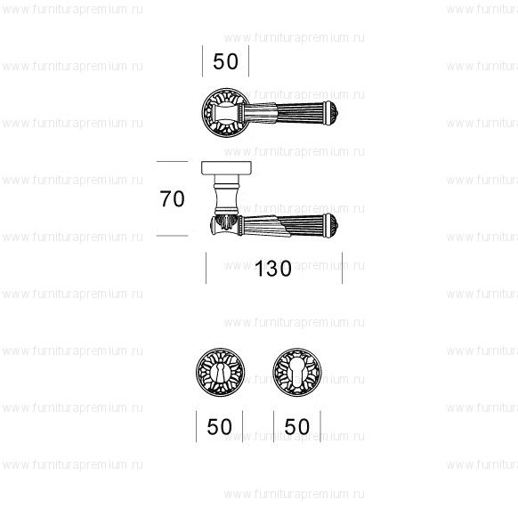 Ручка Salice Paolo Volterra 3345