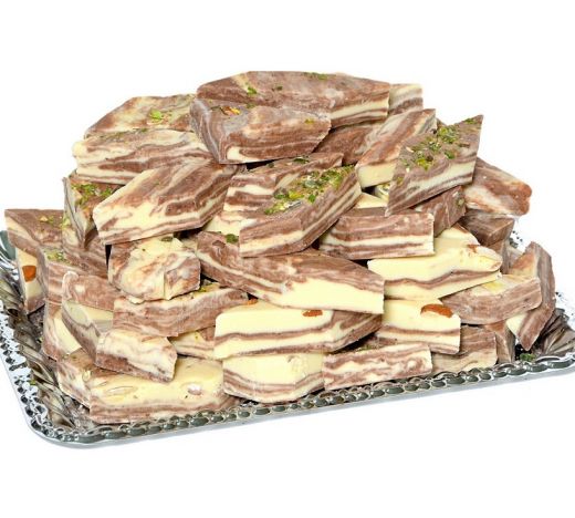 Халва Узбекская с фисташкой, молочно-шоколадная