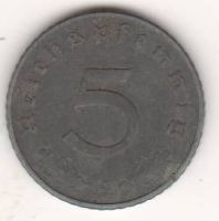 5 пфеннигов 1940 г. А Германия