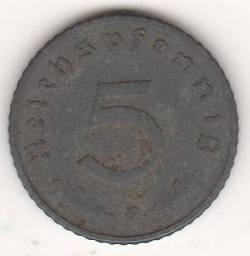 5 пфеннигов 1941 г. F Германия