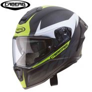 Мотошлем Caberg Drift Evo Carbon, Черный матовый/Флуоресцентный