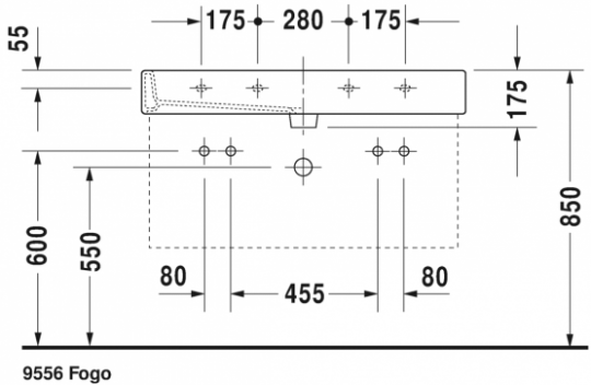 Раковина Duravit Vero двойная 100х47 045410 ФОТО