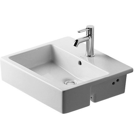 Изображение Раковина Duravit Vero полувстраиваемая 55х47 031455