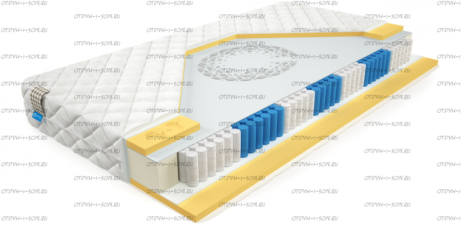 Матрас Record XL S1000 Mr.Mattress + подушка