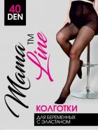 Колготки MamaLine 40 den гладкие с эластаном (бежевый) 802