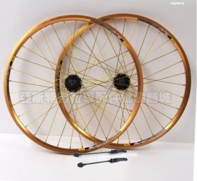 Комплект колес тюнинговых Золото велосипедных 26"