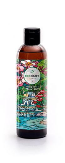 Ecocraft - Шампунь для укрепления и восстановления волос  "Frangipani and Marian plum" Франжипани и марианская слива 250 мл