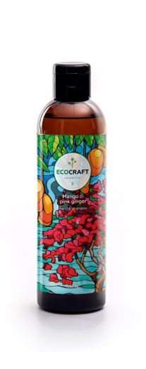 Ecocraft - Шампунь против выпадения и для роста волос "Mango and pink ginger" Манго и розовый имбирь 250 мл