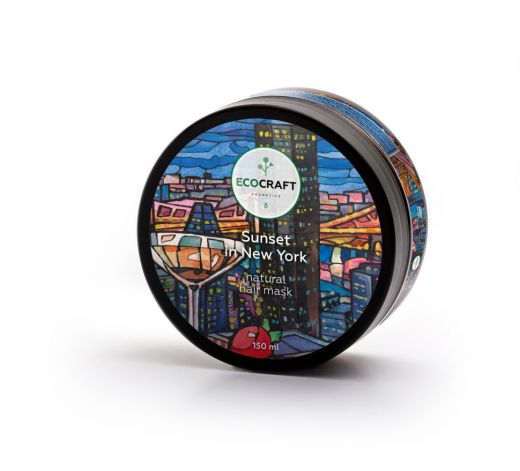 Ecocraft - Маска для блеска и густоты волос "Sunset in New York" Закат в Нью-Йорке 150 мл