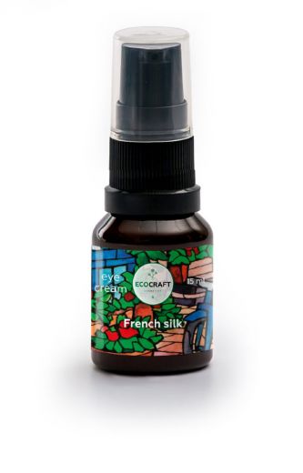 Ecocraft - Крем для кожи вокруг глаз регенерирующий "French silk" Французский шелк 15 мл