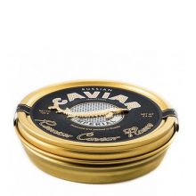 Икра чёрная зернистая осетровая Russian Caviar House Империал жесть - 125 г (Россия)