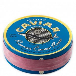 Черная осетровая икра зернистая Russian Caviar House Классик Малосол - 500 г (Россия)