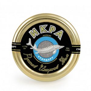 Черная осетровая икра зернистая Russian Caviar House Стандарт - 100 г (Россия)