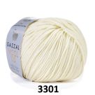 фото Пряжа Wool 115 Gazzal цвет 3301 белый суровый