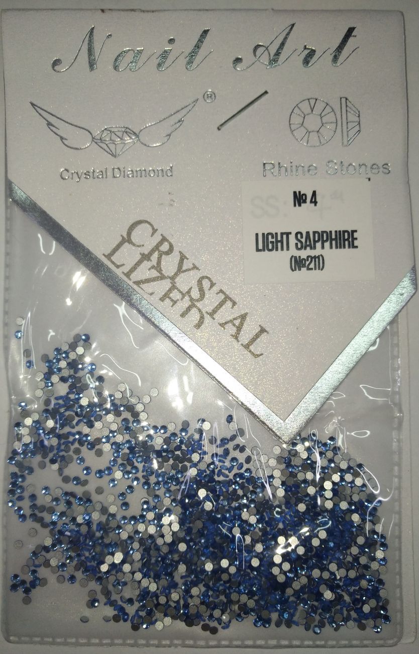 Стразы Nail Art SS4 LIGHT SAPPHIRE (№211) 1440 шт