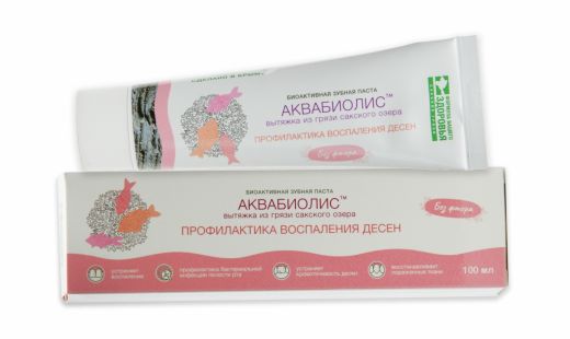 Зубная паста Аквабиолис «ПРОФИЛАКТИКА ВОСПАЛЕНИЯ ДЕСЕН» 100 мл