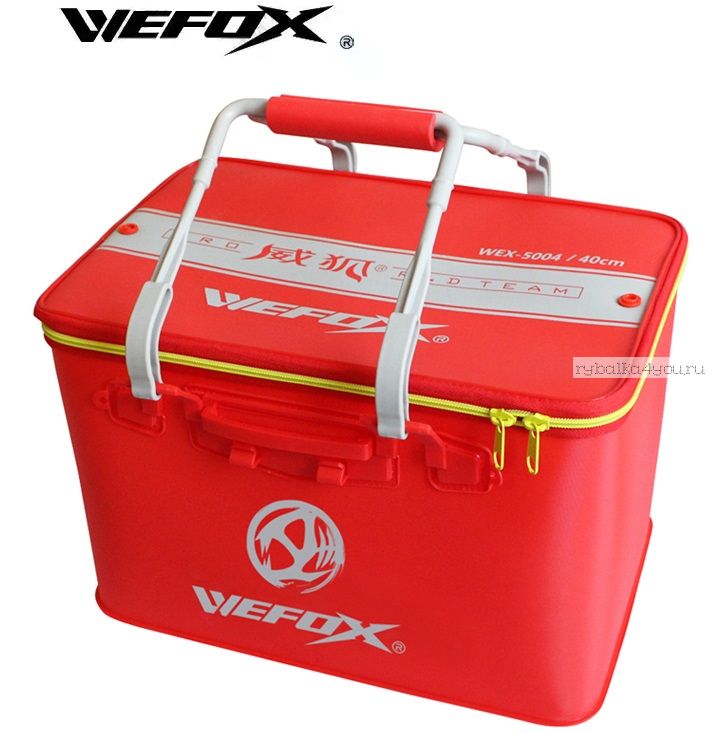 Сумка рыболовная Wefox EVA WEX 5004 / 40см красная