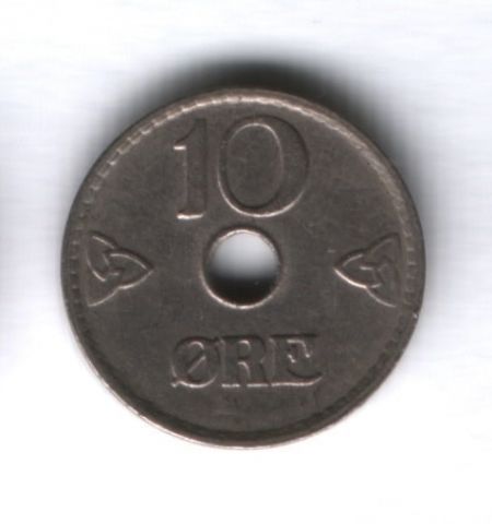 10 эре 1925 года Норвегия XF