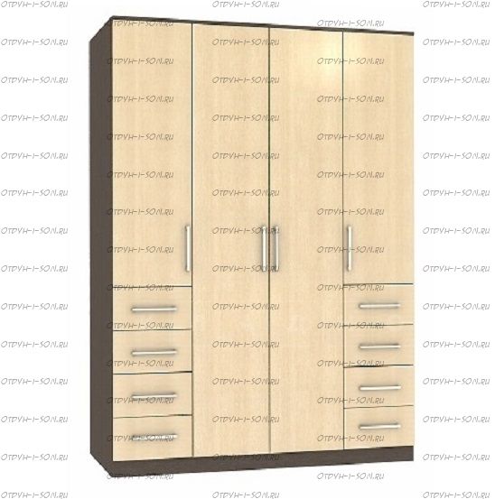 Шкаф четырехдверный Рома 4.8 (160х52х200)