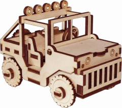 Деревянный конструктор машина