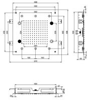 Тропический душ Fima - carlo frattini Wellness F2902 50х50 схема 1