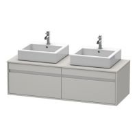 Тумба под раковину Duravit Ketho KT 6697 L/R/B 140x55 схема 2