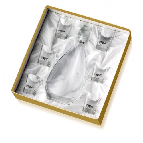 Комплект бутылка+6 бокалов (Италия)