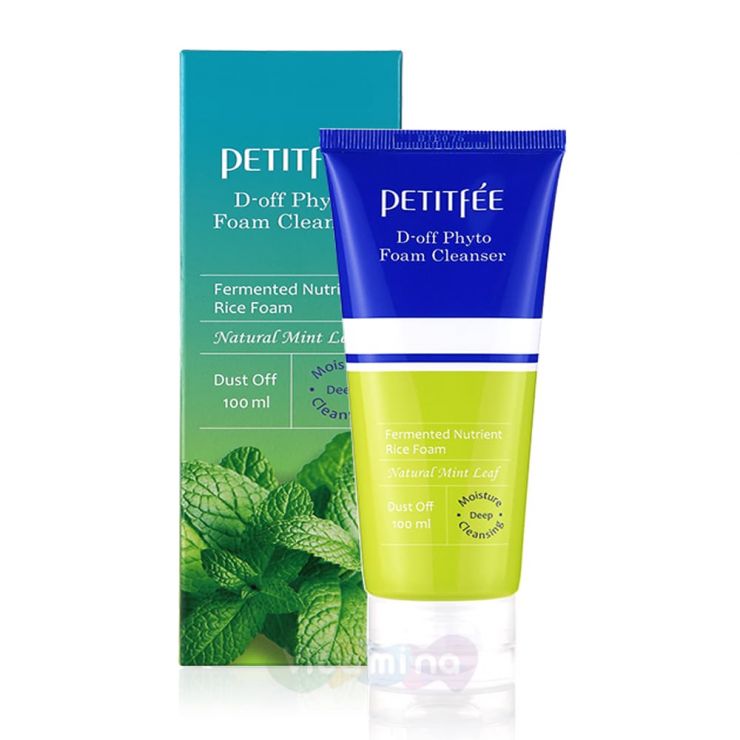 Petitfee Пенка с мятой для глубокого очищения кожи D-off Phyto Foam Cleanser