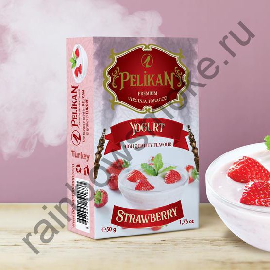 Pelikan 50 гр - Yogurt Strawberry (Йогурт с Клубникой)